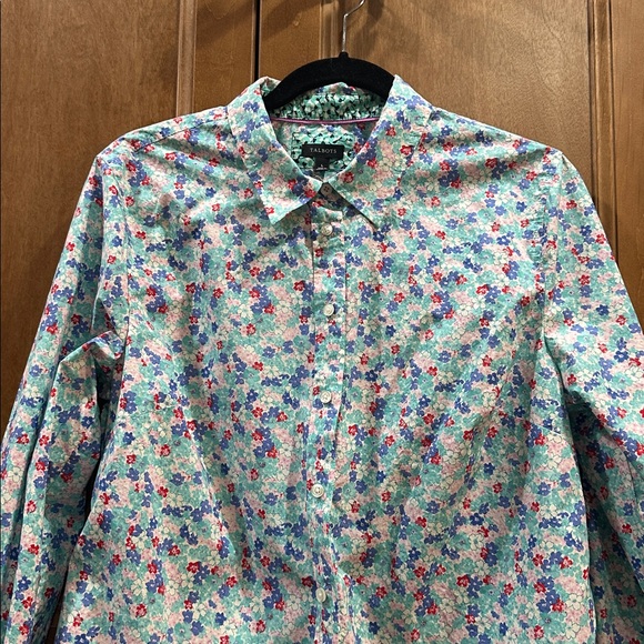 Talbot, modern classic shirt in Ditsy Floral with contrast flip cuff, size large - Picture 7 of 15